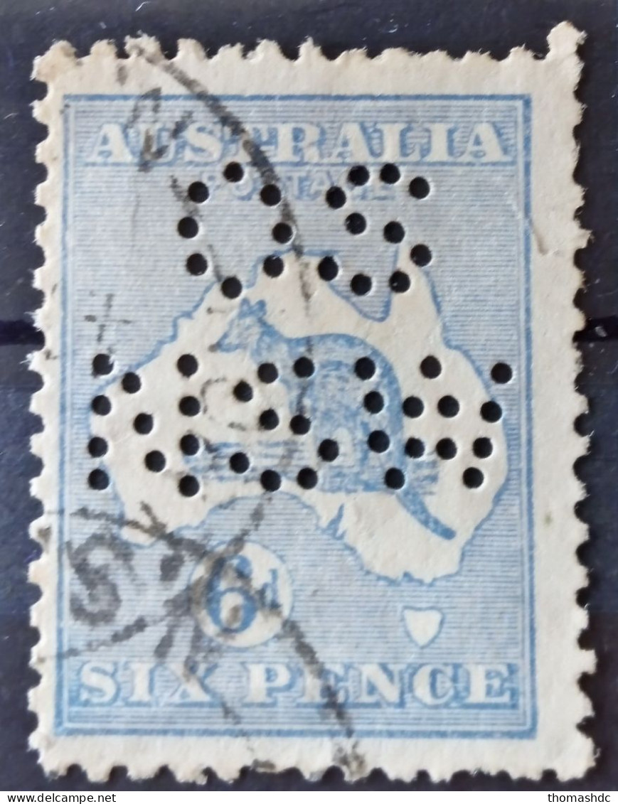 1915 6d Ultramarine 3rd Wmk Die Il SG 38 BW 19 OS NSW - Gebruikt