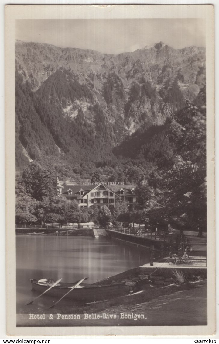 Hotel & Pension 'Belle-Rive', Bönigen. - (Schweiz-Suisse-Switzerland) - Kunstanstalt Brügger A.G. Meiringen - Bönigen