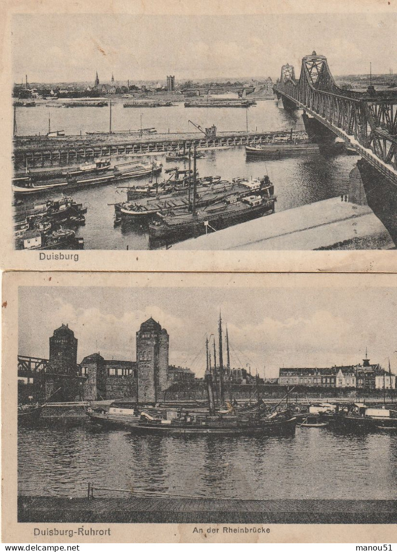 Allemagne - DUISBURG - Lot De 6 CPA - Duisburg