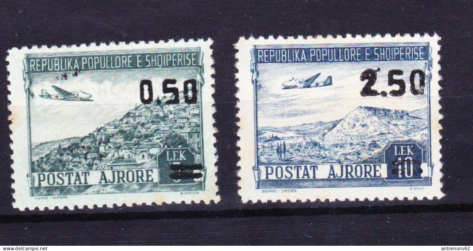 STAMPS-ALBANIA-1953-UNUSED-NO-GUM-SEE-SCAN-COTE 100 EURO - Albania