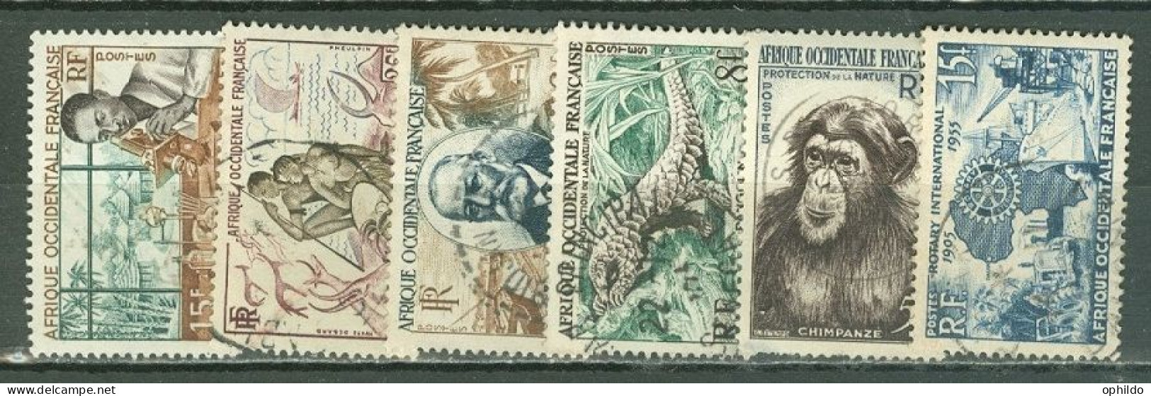 AOF    48/53   Ob TB - Used Stamps