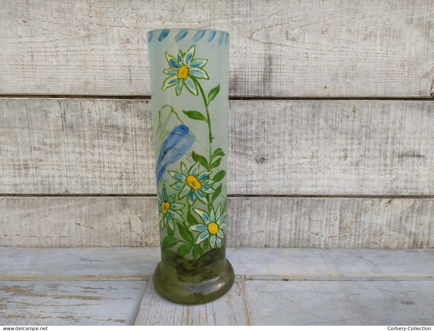 Vase Legras LEG Fleurs Edelweiss - Vetro & Cristallo