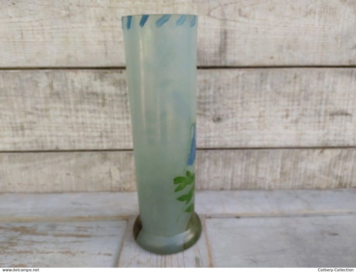 Vase Legras LEG Fleurs Edelweiss - Glas & Kristall