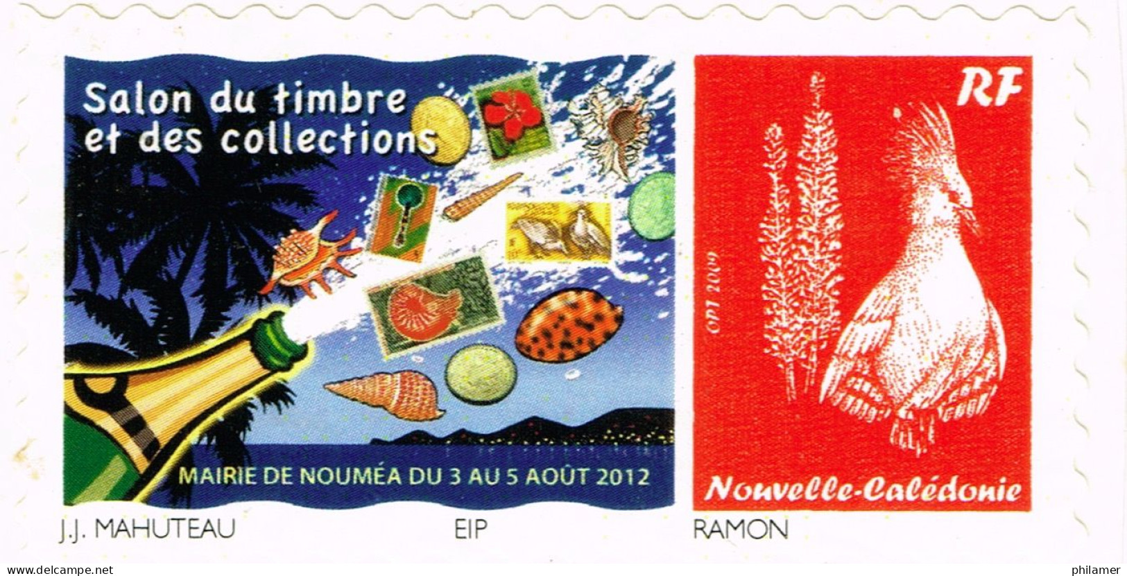 NOUVELLE CALEDONIE NEW CALEDONIA Timbre A Moi Personnalis Public YT 1153A TPNC15 Salon Noumea Champagne 12 Ramon Neuf TB - Unused Stamps