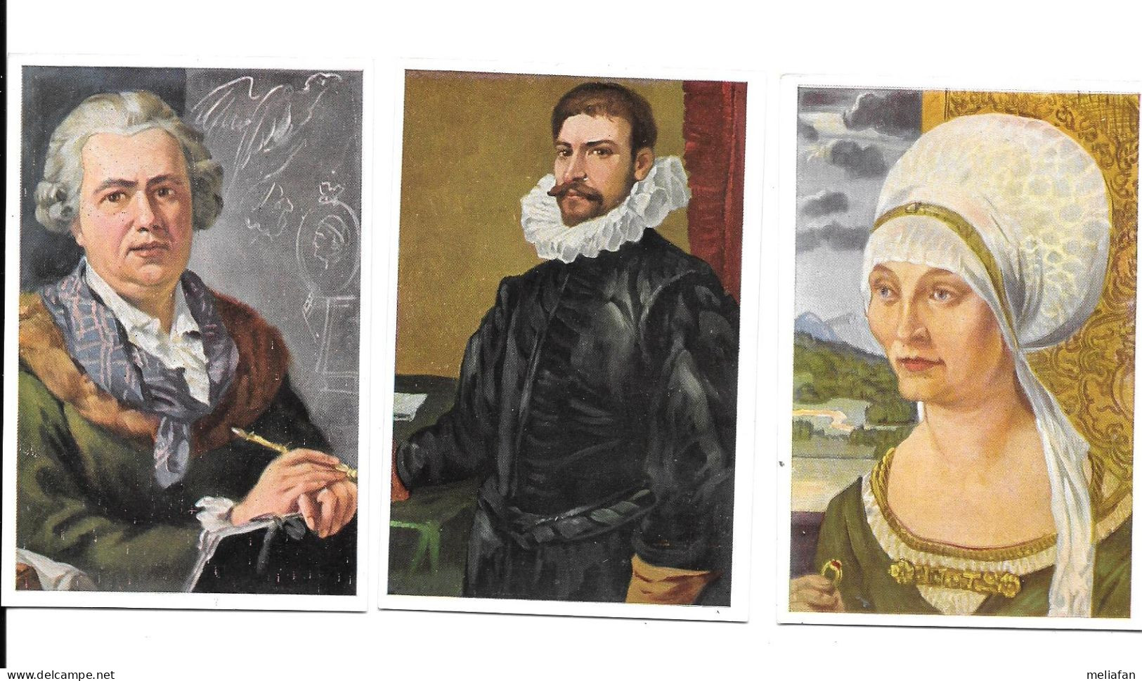 BT03 - IMAGES CIGARETTES REEMTSMA - DURER ELISABETH TUCHER - TISCHBEIN AUTOPORTRAIT - TINTORETTO PORTRAIT VENITIEN - Sigarette (marche)