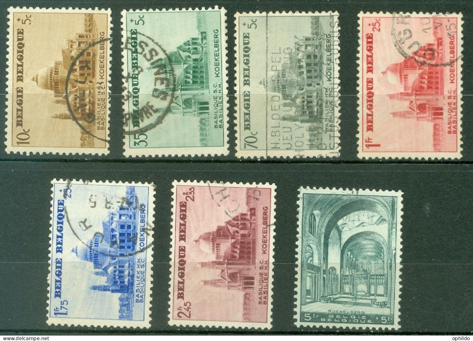 Belgique   471/477   Ob   TB     - Used Stamps