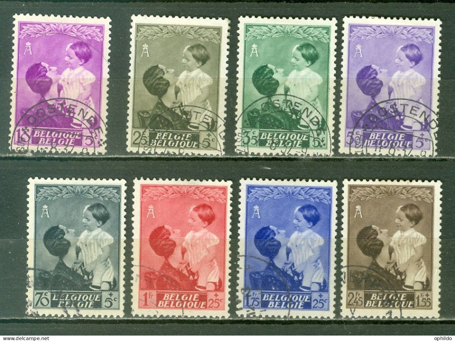 Belgique   447/454  Ob   TB     - Used Stamps
