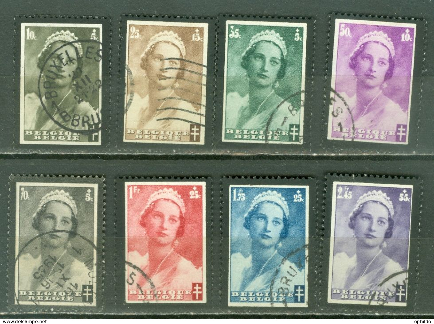 Belgique   411/418  Ob  TB     - Used Stamps