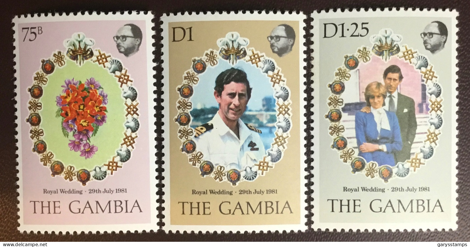 Gambia 1981 Royal Wedding MNH - Gambia (1965-...)