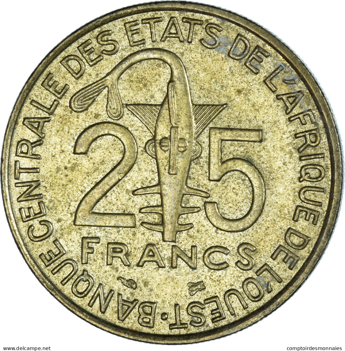 Monnaie, Communauté économique Des États De L'Afrique De L'Ouest, 25 Francs - Costa De Marfil