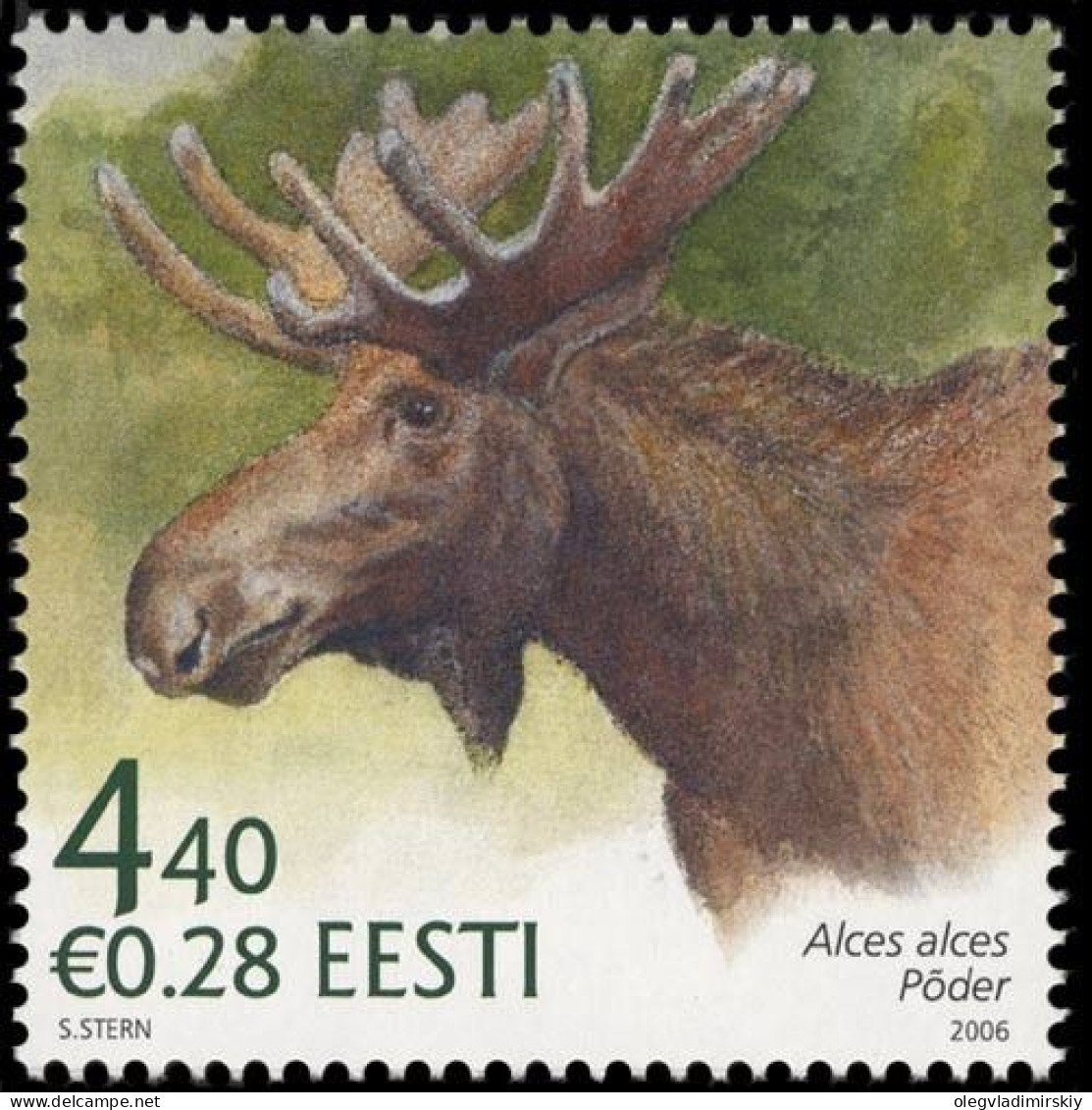 Estonia Estland Estonie 2006 Forest Fauna Elk Stamp MNH - Estonia