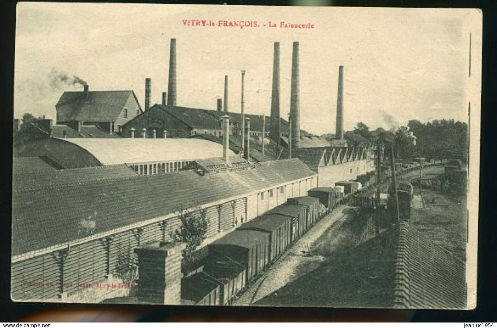 VITRY LE FRANCOIS LA FAIENCERIE        (    Mes Cartes Ne Sont Pas Jaunies ) - Vitry-le-François