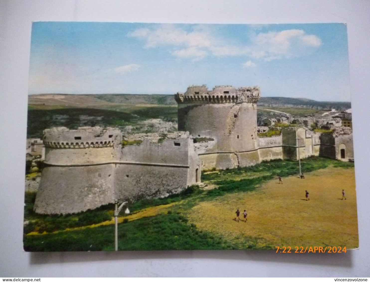 Cartolina Viaggiata "MATERA Castello Tramontano" 1971 - Matera