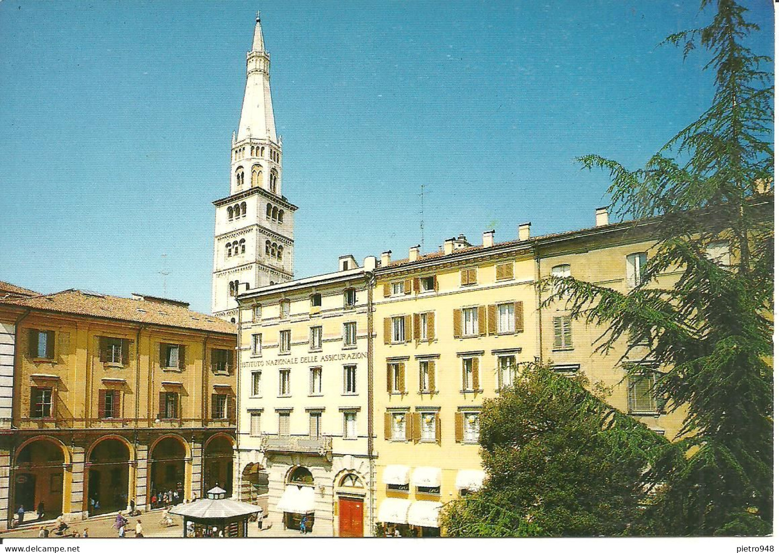 Modena (Emilia R.) Piazza Mazzini, Place Mazzini, Mazzini Square - Modena