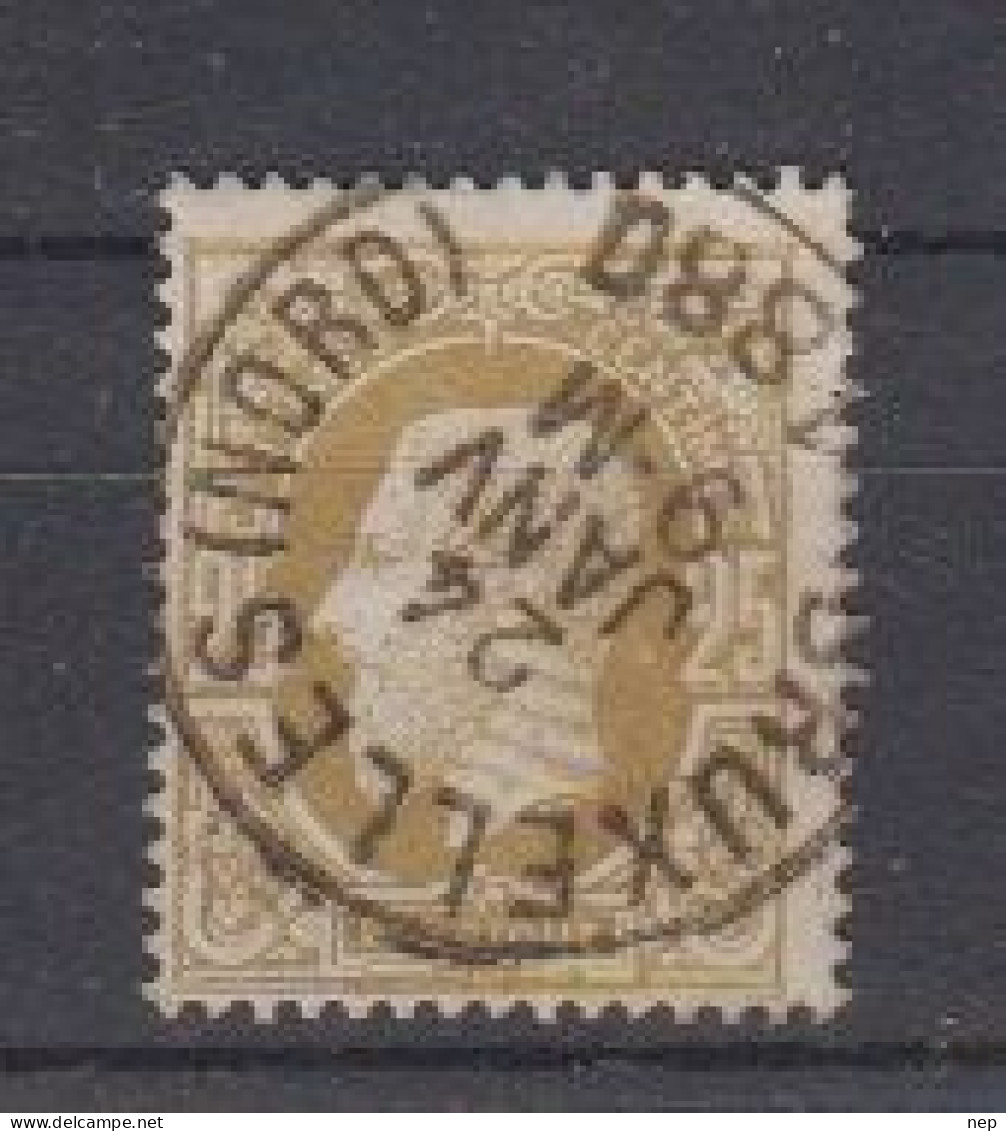 BELGIË - OBP - 1869/83 - Nr 32 - T0 (BRUXELLES (NORD)) - Coba + 1.00 € - 1869-1883 Leopold II.