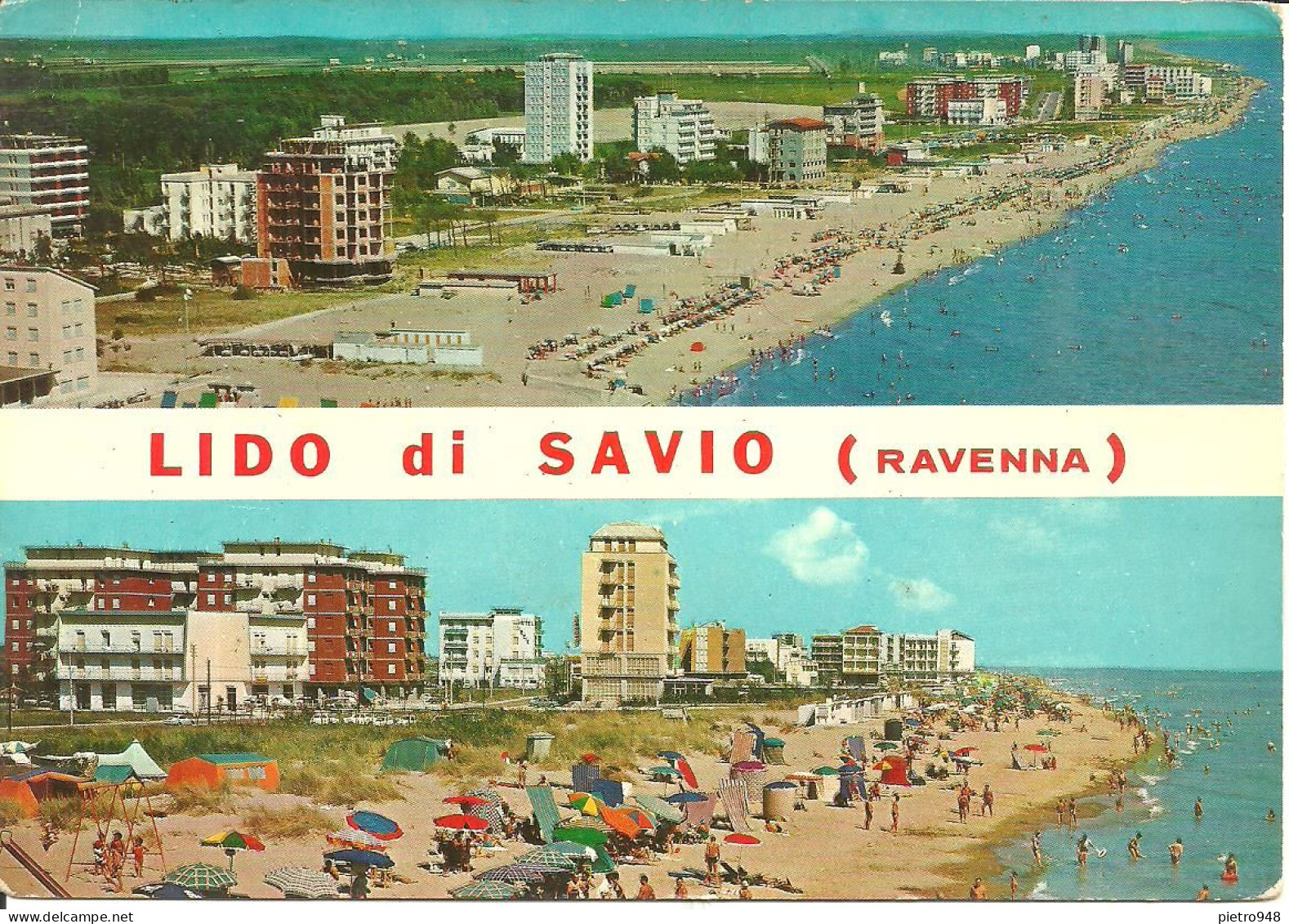 Lido Di Savio Fraz. Di Ravenna, Vedute: Veduta Aerea E Panorama Spiaggia - Ravenna