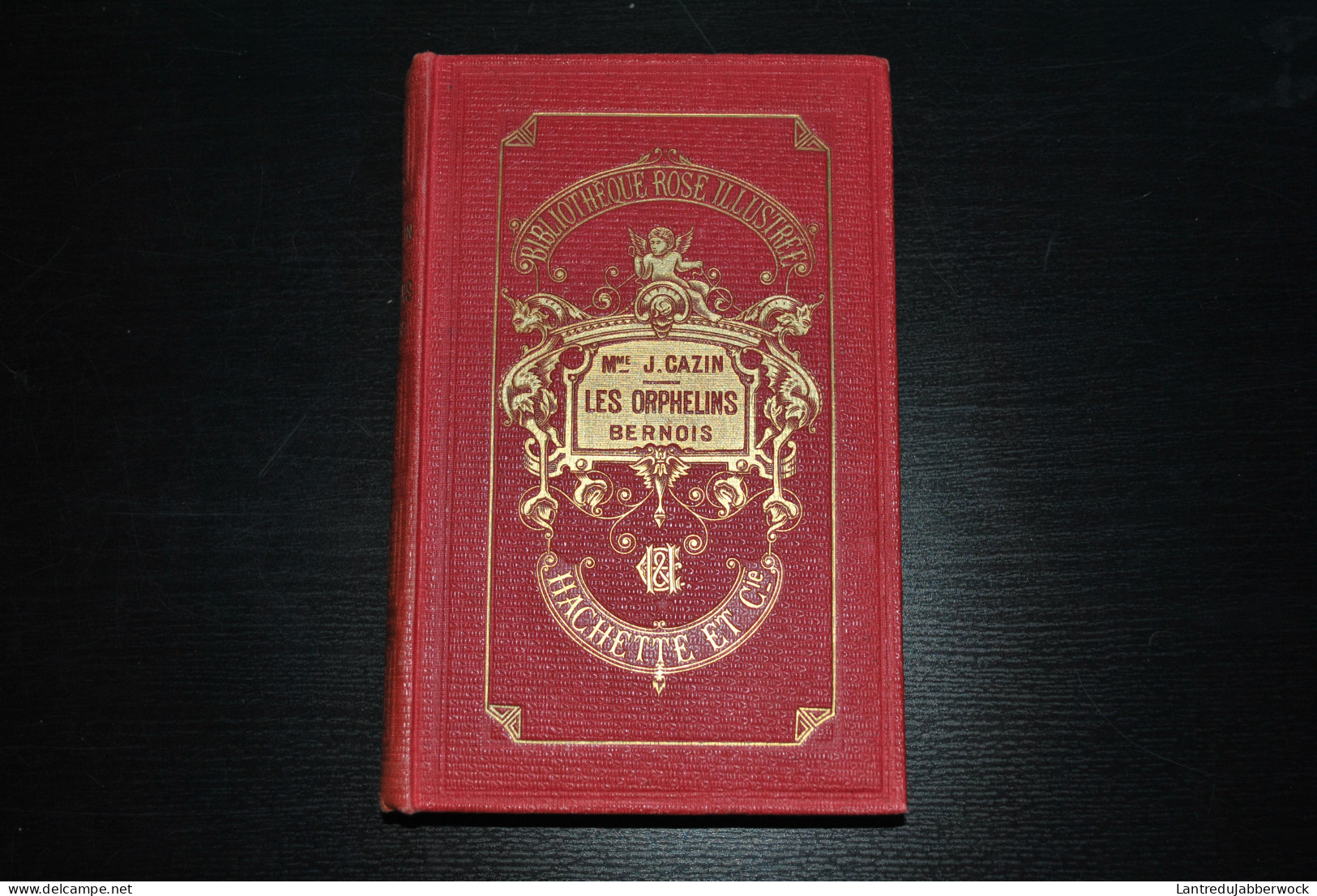 LES ORPHELINS BERNOIS PAR MME JEANNE CAZIN BIBLIOTHEQUE ROSE ILLUSTREE HACHETTE 1909 TRANCHE DOREE ILLUSTRATION GIRARDET - Biblioteca Rosa