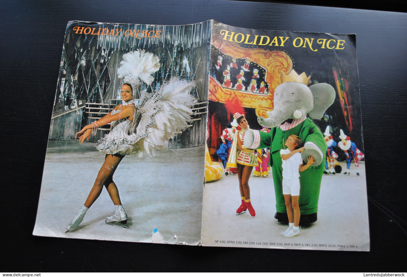 Programme Holiday On Ice - Babar Année 1971 ?? Hansel And Gretel A Roman Beyond The Rainbow The Snow Queen Royal Palace - Programme