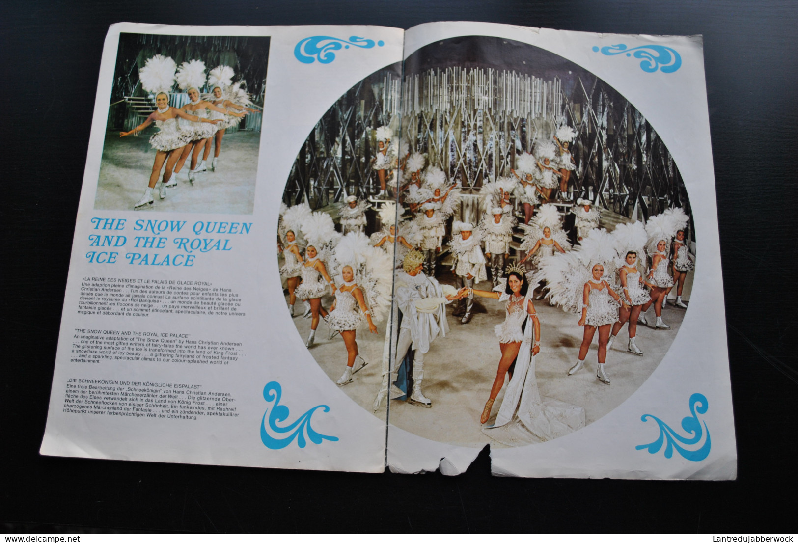 Programme Holiday On Ice - Babar Année 1971 ?? Hansel And Gretel A Roman Beyond The Rainbow The Snow Queen Royal Palace - Programas