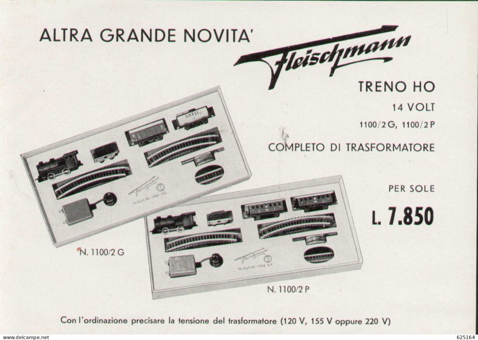 Catalogue FLEISCHMANN 1958 Novità HO 1/87 Italienische Ausgabe   - En Suédois - Ohne Zuordnung