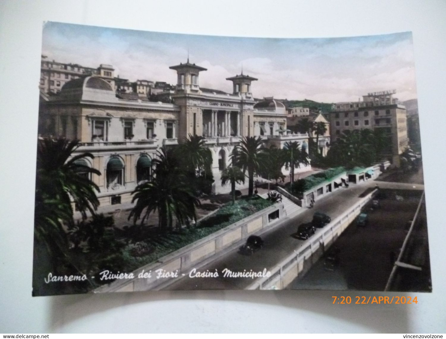 Cartolina Viaggiata "SANREMO Riviera Dei Fiori - Casino Municipale" 1956 - Parma