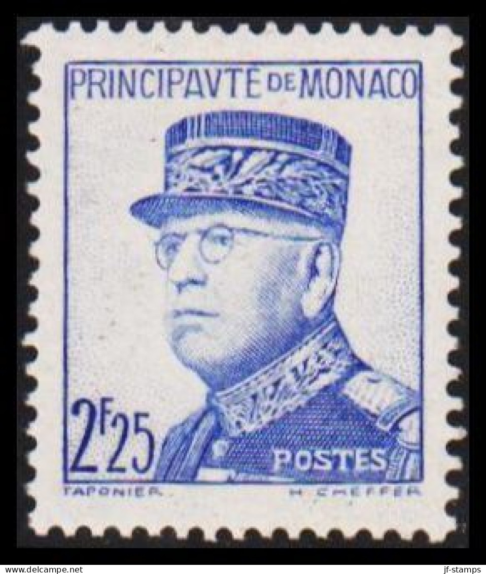 1939-1940. MONACO. Louis II. 2 F. 25 Hinged. (Michel 181) - JF544912 - Unused Stamps