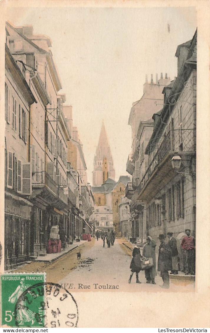 FRANCE - Brive - Rue Toulzac - Colorisé - Animé - Carte Postale Ancienne - Brive La Gaillarde