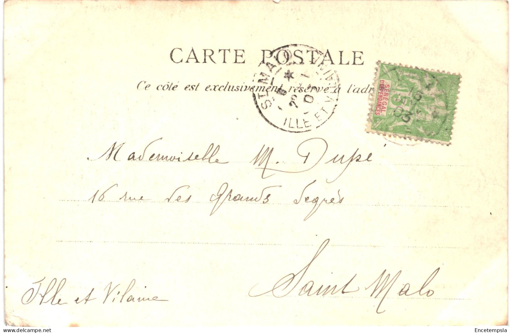 CPA Carte Postale Sénégal Dakar Une Rue Animée  1903  VM79886ok - Senegal