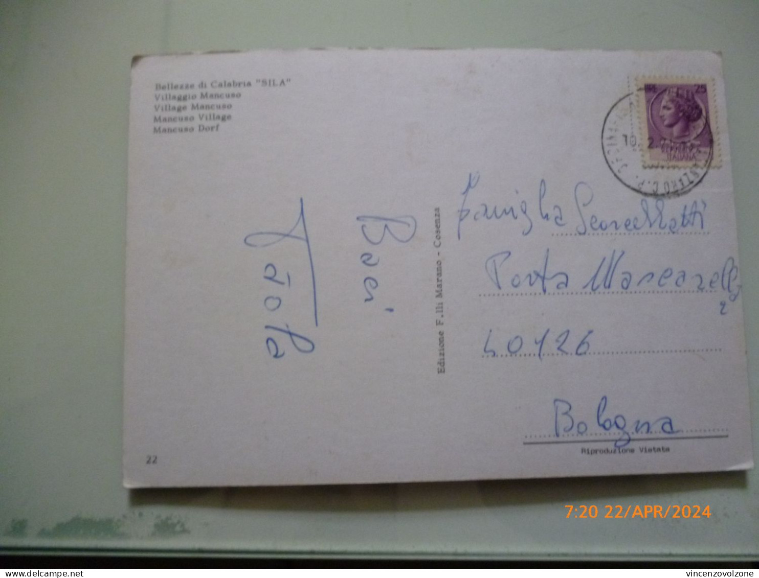 Cartolina Viaggiata "Bellezze Della Calabria SILA Villaggio Mancuso" 1973 - Cosenza