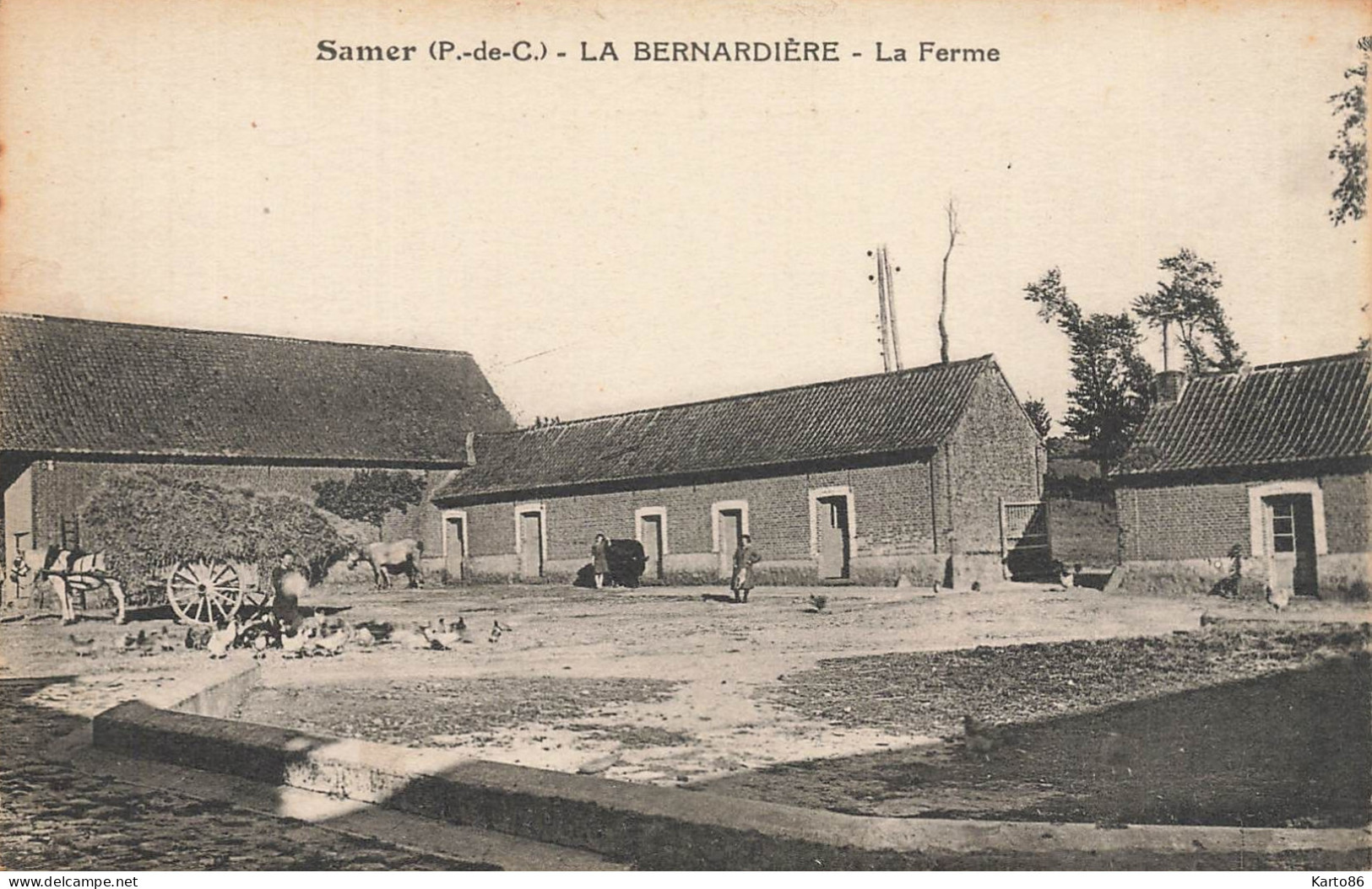 Samer * La Bernardière , La Ferme * Scène Agricole Agriculture - Samer