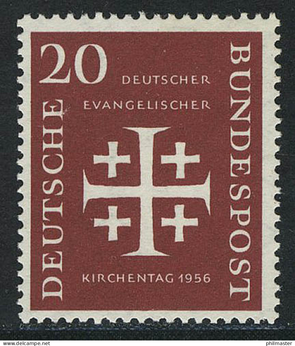 236 Kirchentag 20 Pf ** Postfrisch - Neufs