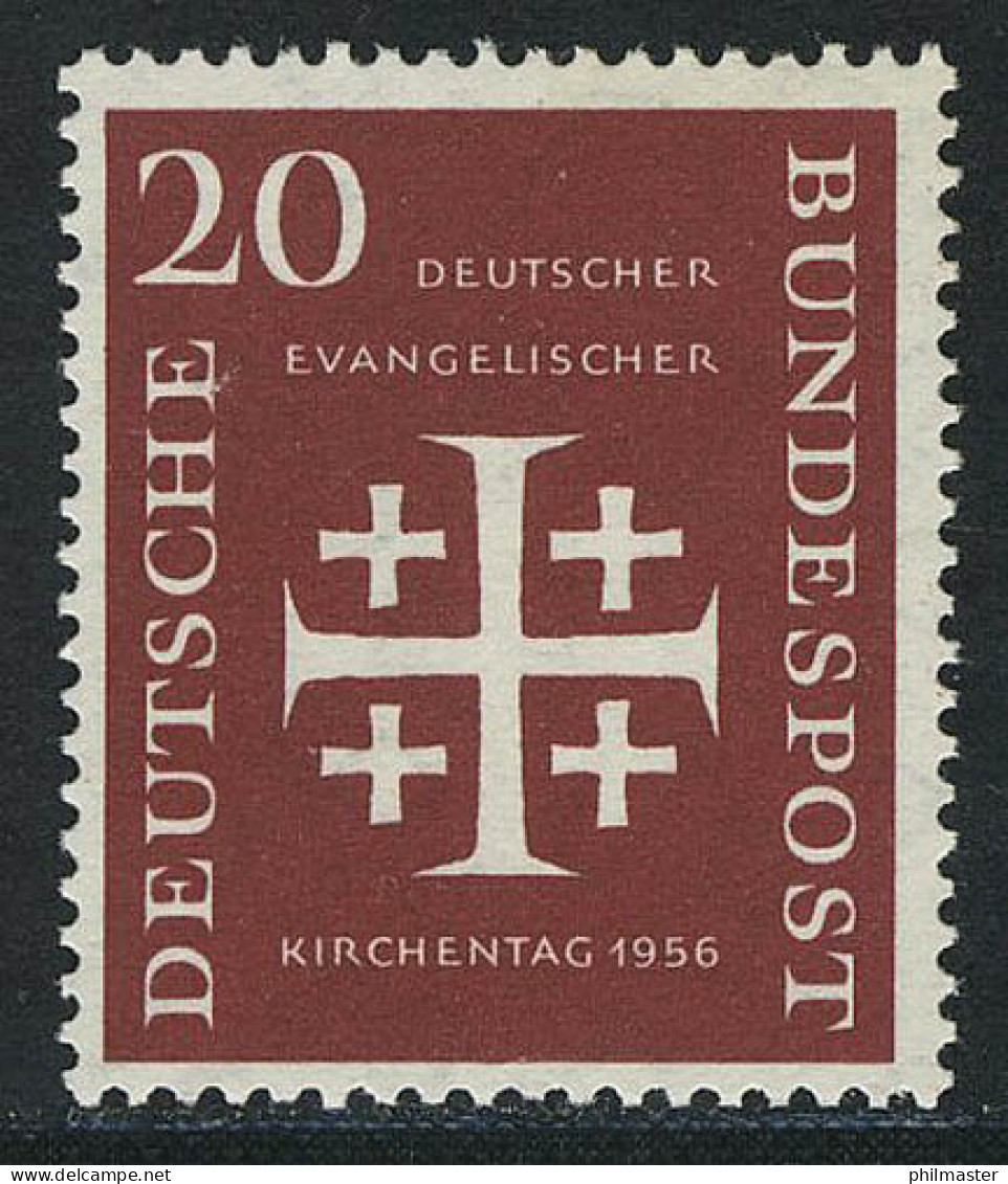 236 Kirchentag 20 Pf ** Postfrisch - Unused Stamps