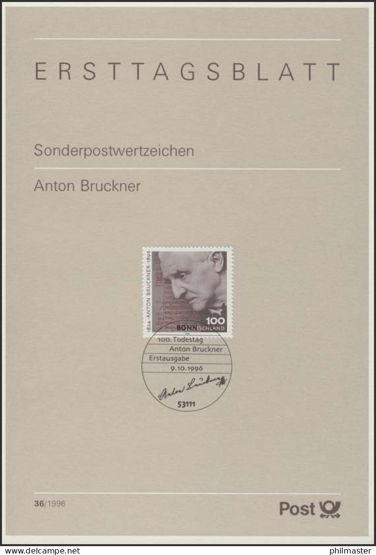 ETB 36/1996 - Anton Bruckner, Komponist - 1991-2000