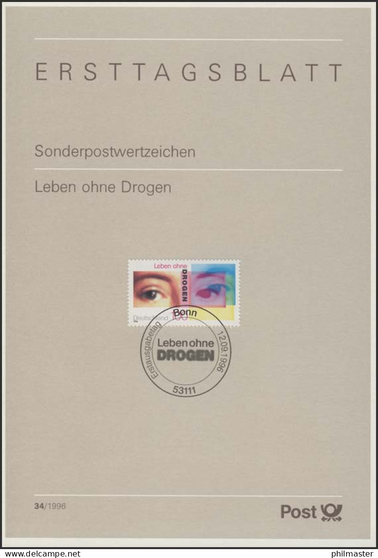 ETB 34/1996 - Gegen Drogenmißbrauch - 1991-2000