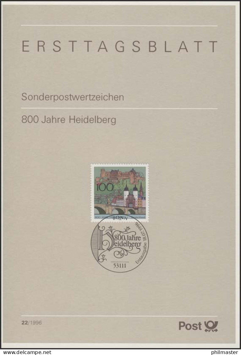 ETB 22/1996 -  Heidelberg - 1991-2000