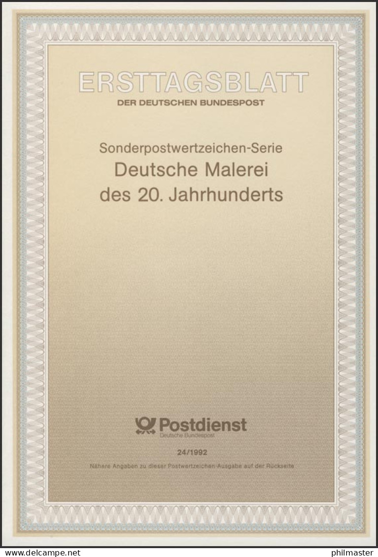 ETB 24/1992 Deutsche Malerei - 1991-2000