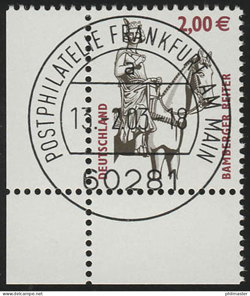 2314 SWK 2,00 Euro Ecke Ul VS-O FfM - Used Stamps