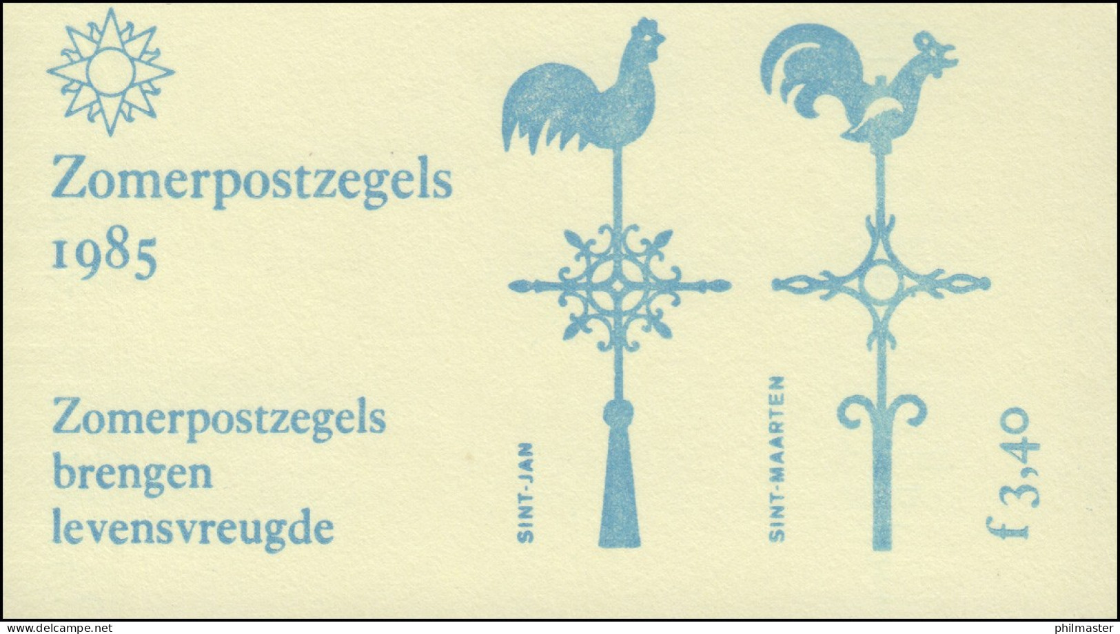 Markenheftchen 32 Sommermarken - Bauwerke 1985 - PB 31, Helecon-Beschichtung ** - Postzegelboekjes En Roltandingzegels