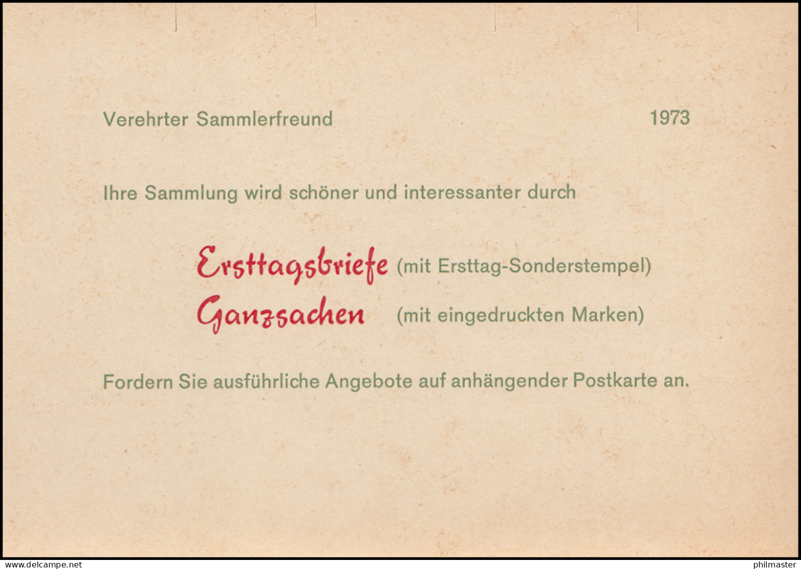 PP 93 Antwortpostkarte 25 Pfennig Drucksache / 30 Pfennig 1973, Ungebraucht ** - Private Covers - Mint