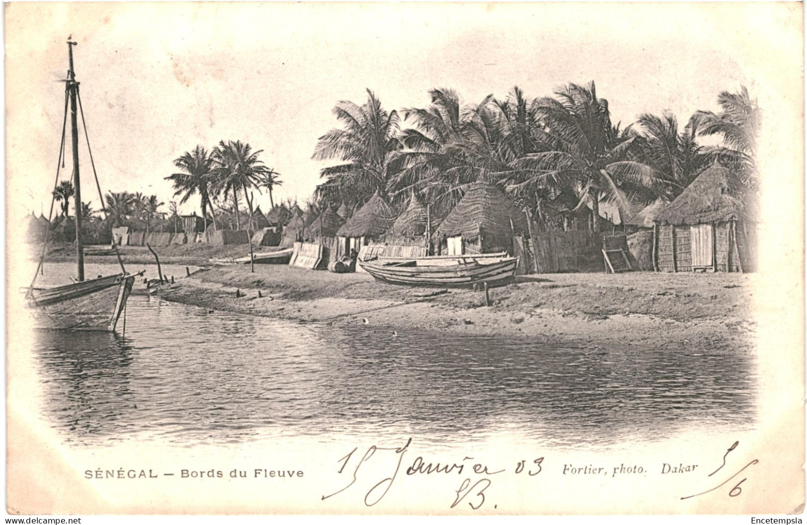 CPA Carte Postale Sénégal Dakar Bords Du Fleuve  1903  VM79887ok - Sénégal