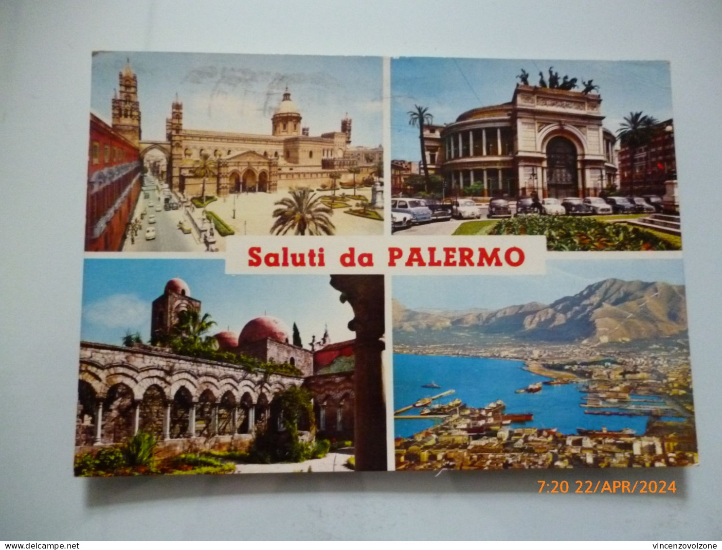 Cartolina Viaggiata "Saluti Da PALERMO" Vedutine 1972 - Palermo