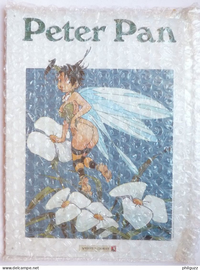 PLAQUE METALLIQUE - PETER PAN LOISEL - Pas émaillée Vent D'Ouest 2000 - Advertisement