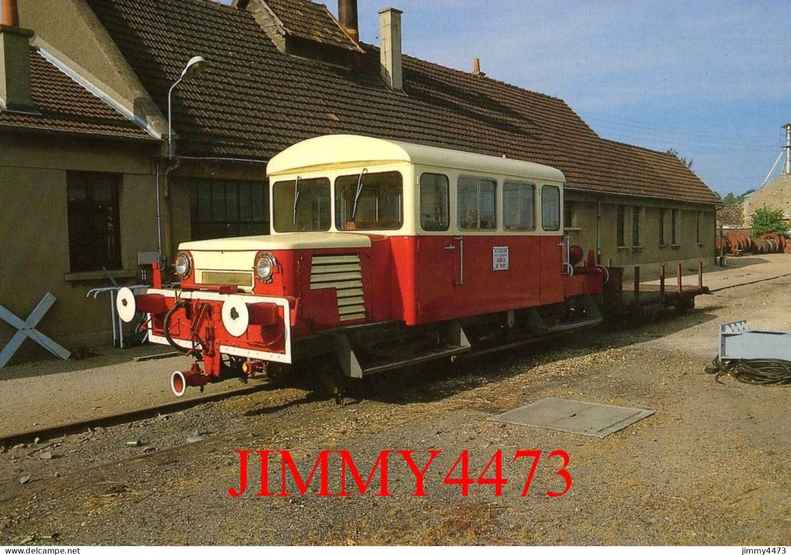 CPM - MEZIDON - Draisine En Gare Le 4 Juillet 1986 - N° 30 - Cliché Alain LESAUX - Pub. AL 53 LAVAL - Stations With Trains