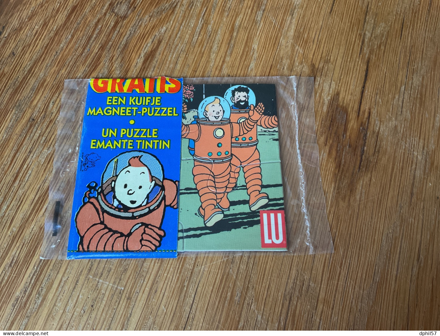 Tintin : Puzzle /magnet (LU) : On A Marché Sur La Lune - Puzzels