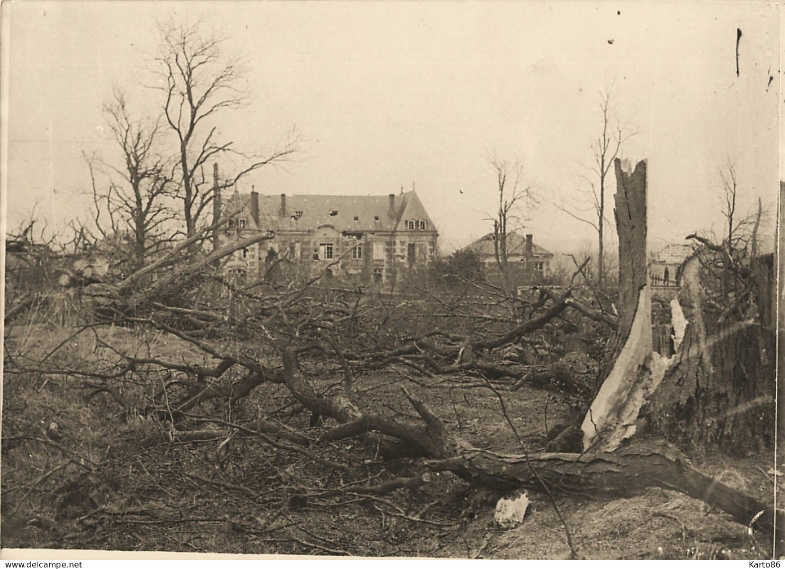 Dreslincourt , Ribécourt * WW1 Guerre 14/18 War * Photo 17.5x12.5cm - Ribecourt Dreslincourt