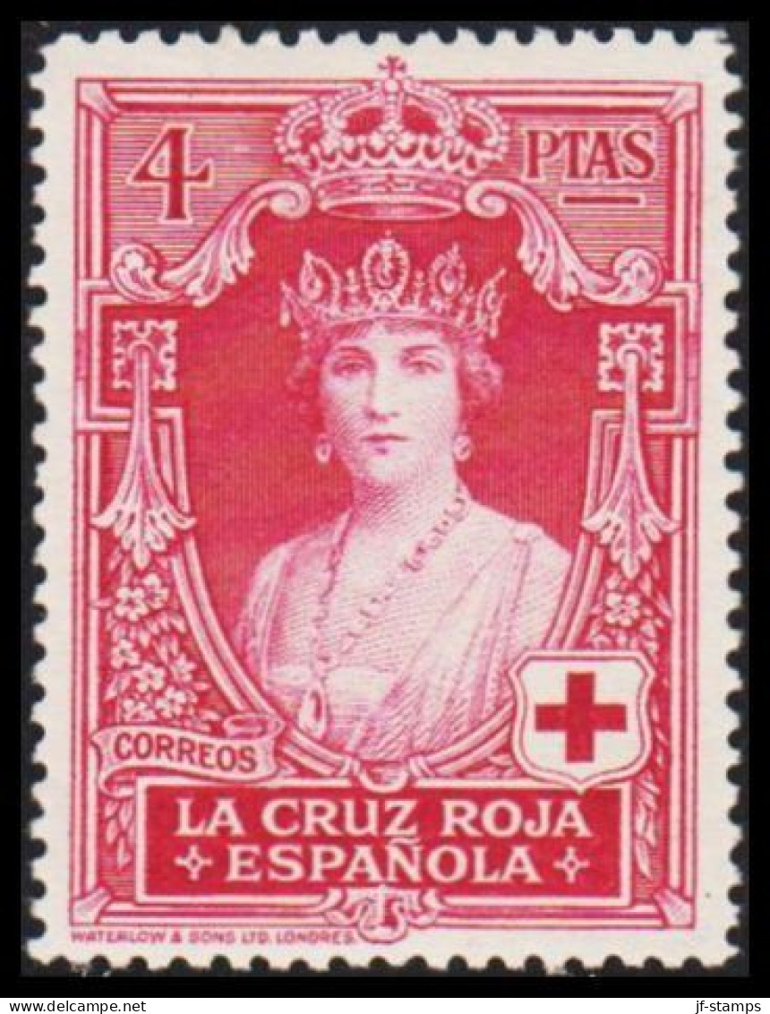 1926. ESPANA. RED CROSS. The Royal Family. 4 PTAS, Hinged (Michel 309) - JF545018 - Nuovi