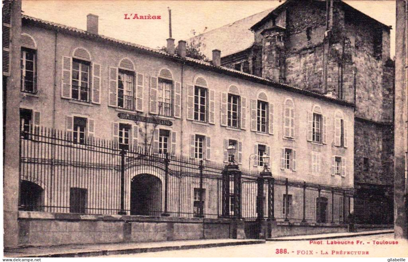 09- Ariege -  FOIX -  La Prefecture - Foix