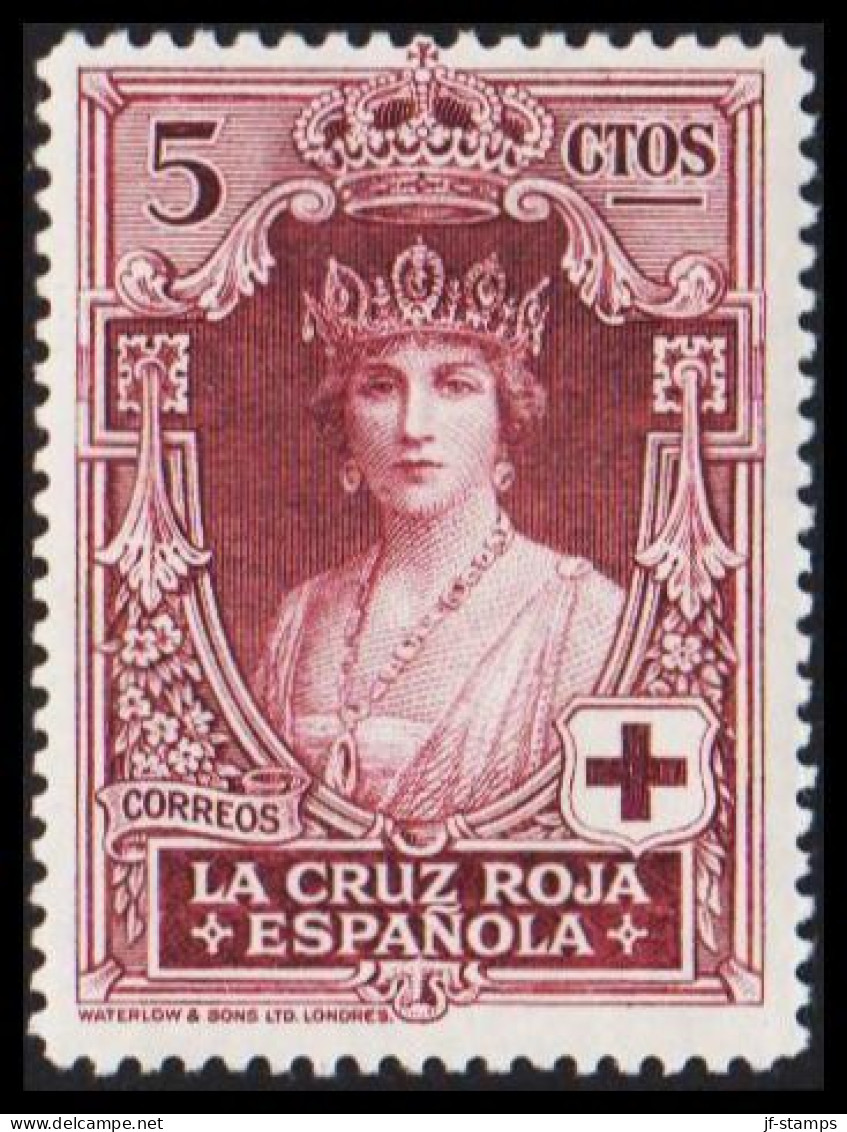 1926. ESPANA. RED CROSS. The Royal Family. 5 CTOS, Hinged (Michel 300) - JF545034 - Neufs