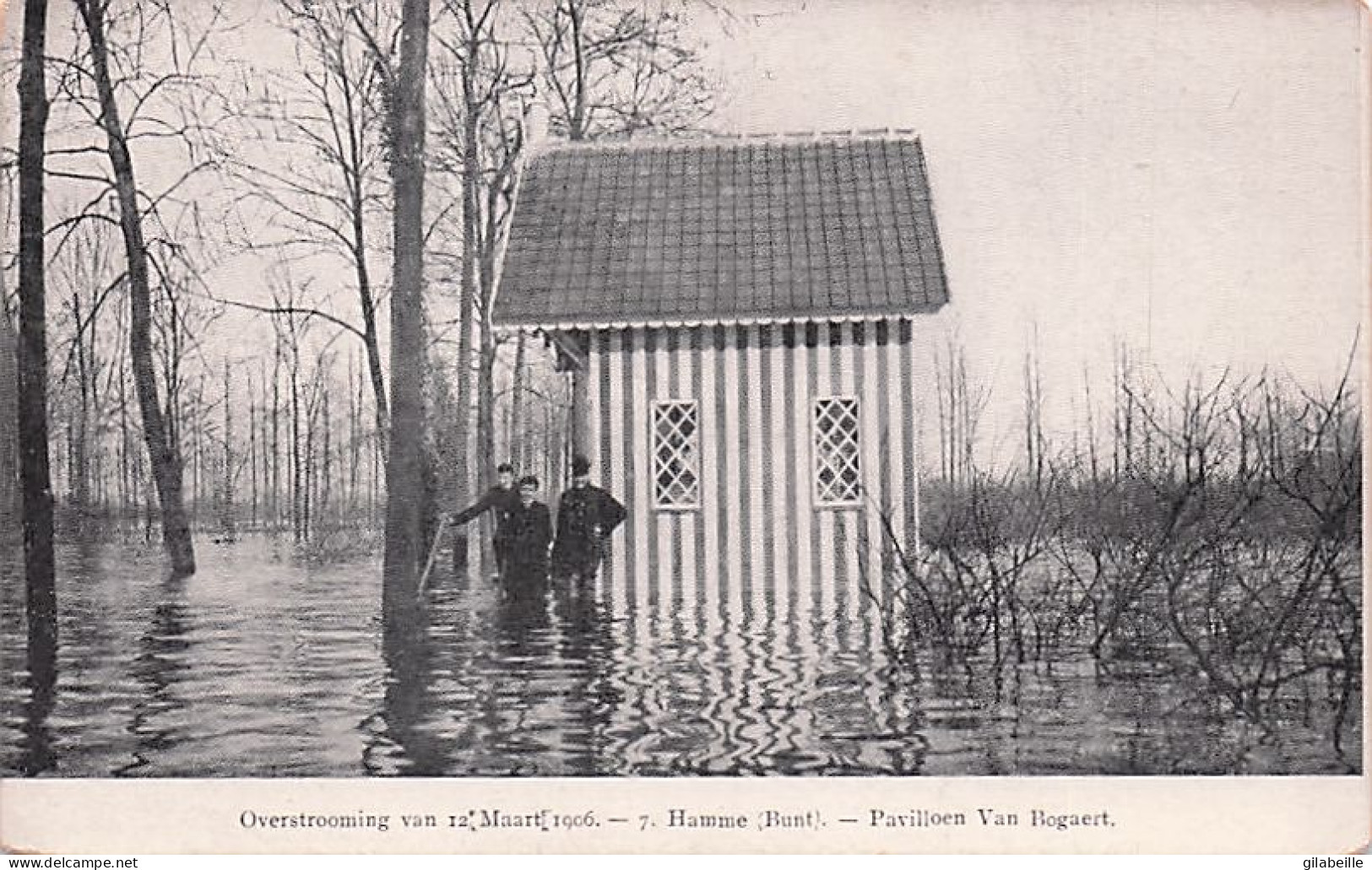 HAMME - Overstroomingen Van Maart 1906 - Inondations De Mars 1906 - Pavilloen Van Rogaert - Hamme