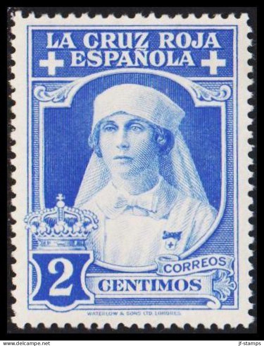 1926. ESPANA. RED CROSS. The Royal Family. 2 CTOS, Hinged (Michel 299) - JF545043 - Nuovi